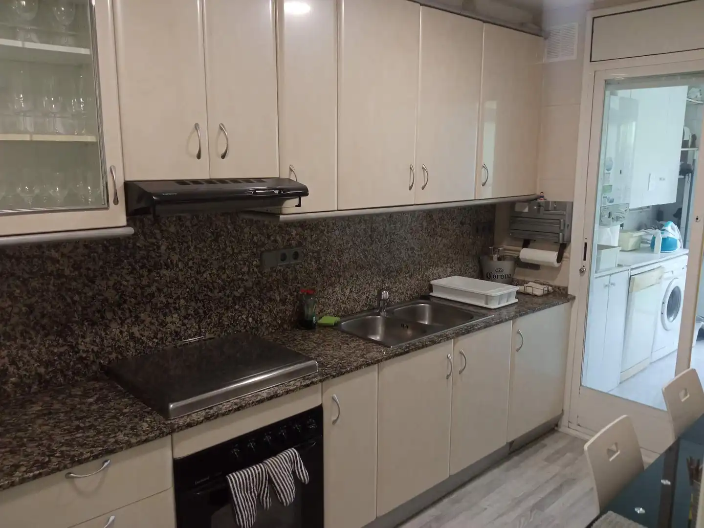 Kitchen of Flat for sale in Salou  with Heating, Private garden and Swimming Pool
