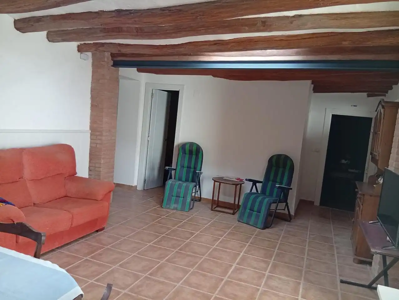 Sala d'estar de Casa o xalet en venda en Novallas amb Terrassa