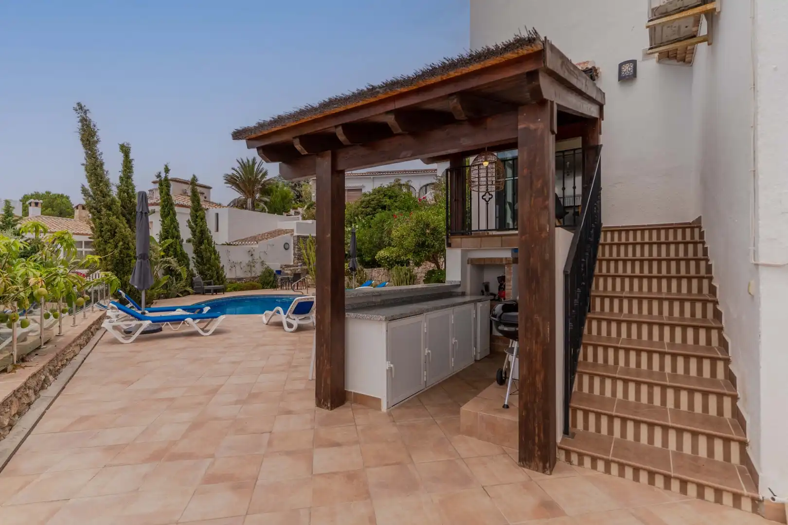 Terrassa de Casa o xalet en venda en Salobreña amb Aire condicionat, Calefacció i Jardí privat