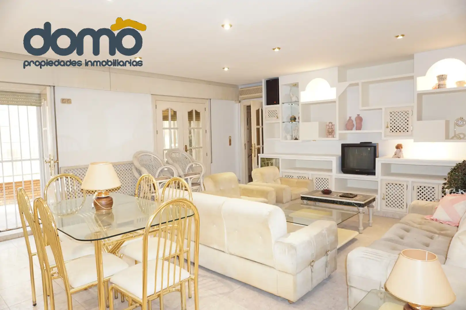 Living room of Attic for sale in Granada  with Heating, Terrace and Furnished