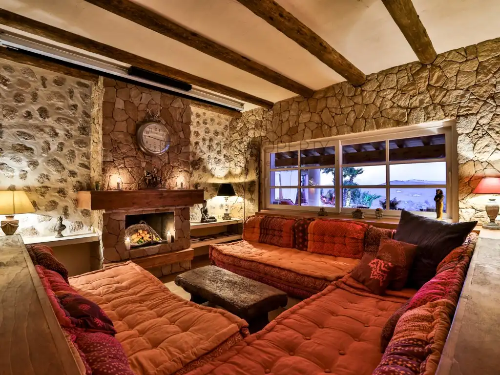 Sala d'estar de Casa o xalet de lloguer en Santa Eulària des Riu
