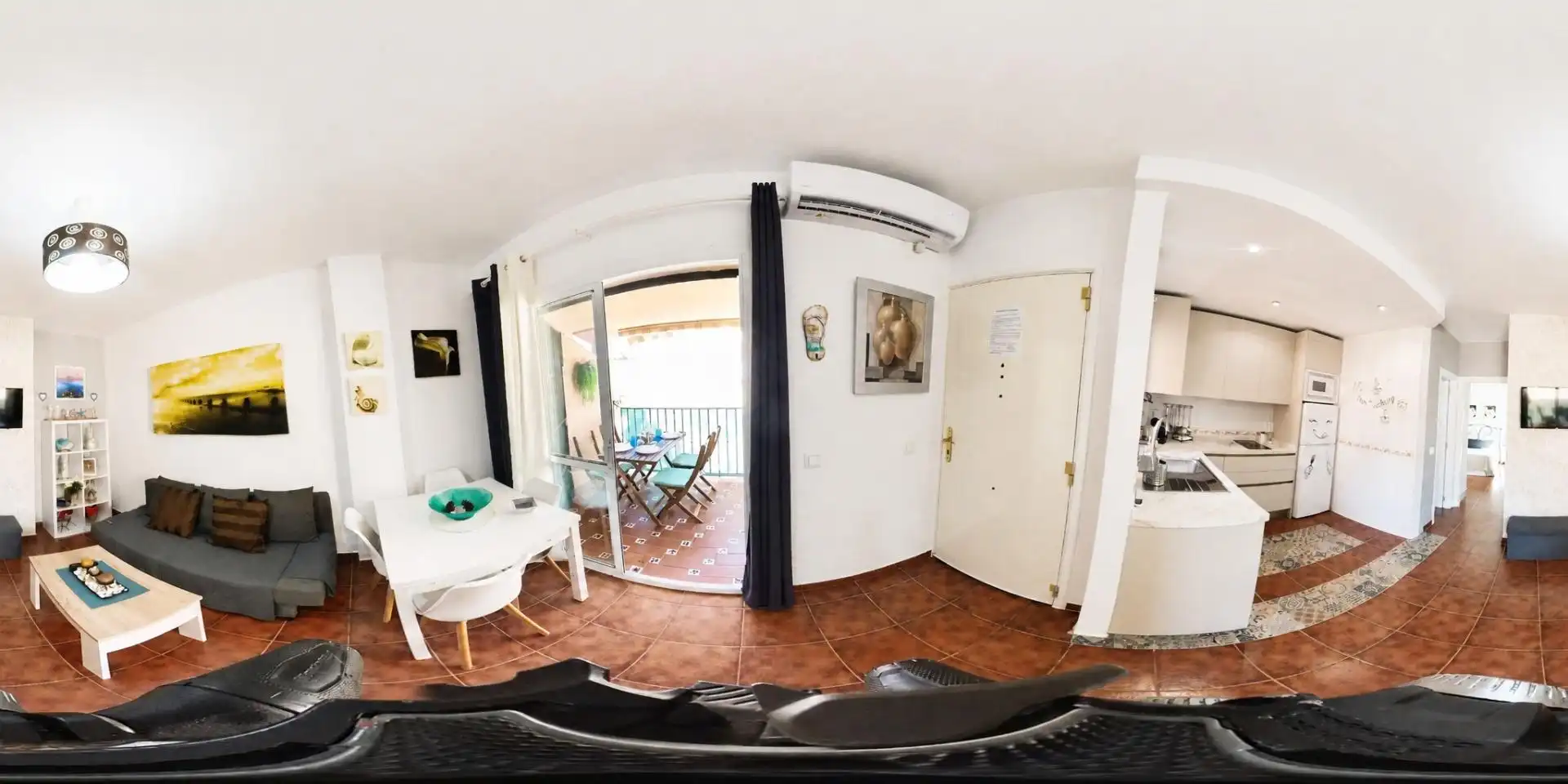 Sala de estar de Apartamento en venta en Chiclana de la Frontera con Aire acondicionado, Jardín privado y Terraza