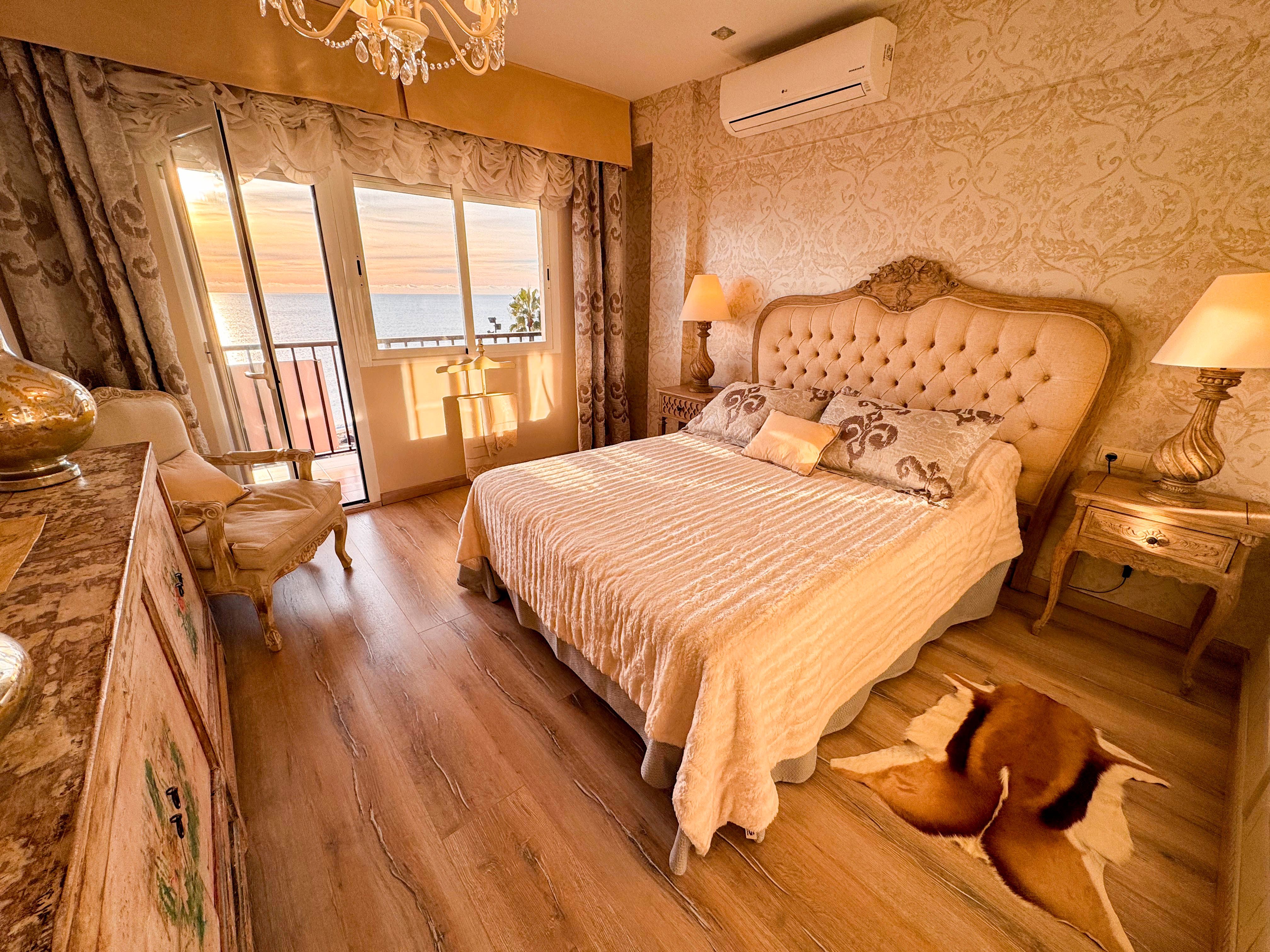 Bedroom of Apartment for sale in Fuengirola  with Heating, Private garden and Community pool