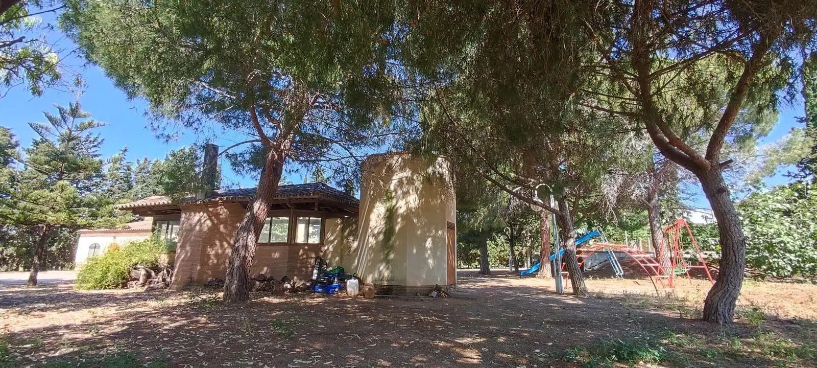 Vista exterior de Finca rústica en venda en Riudoms amb Calefacció, Jardí privat i Piscina