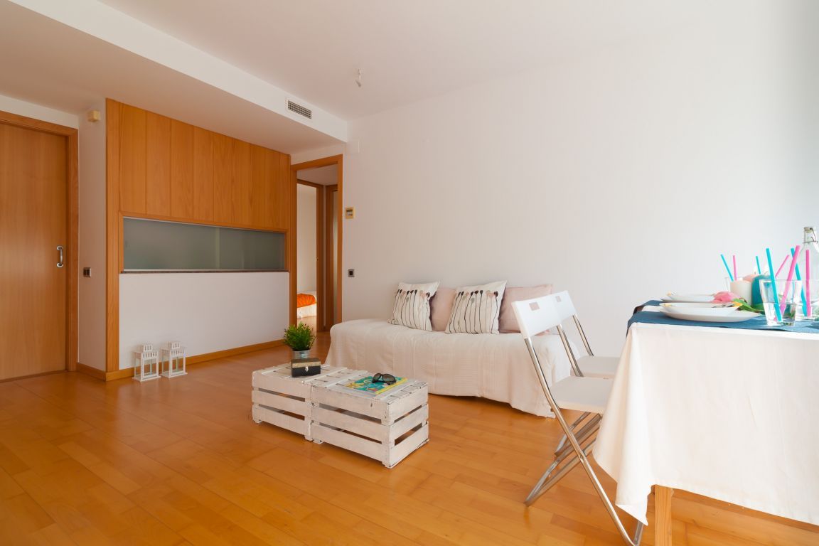 Bedroom of Flat for sale in Sant Andreu de la Barca  with Air Conditioner, Heating and Parquet flooring