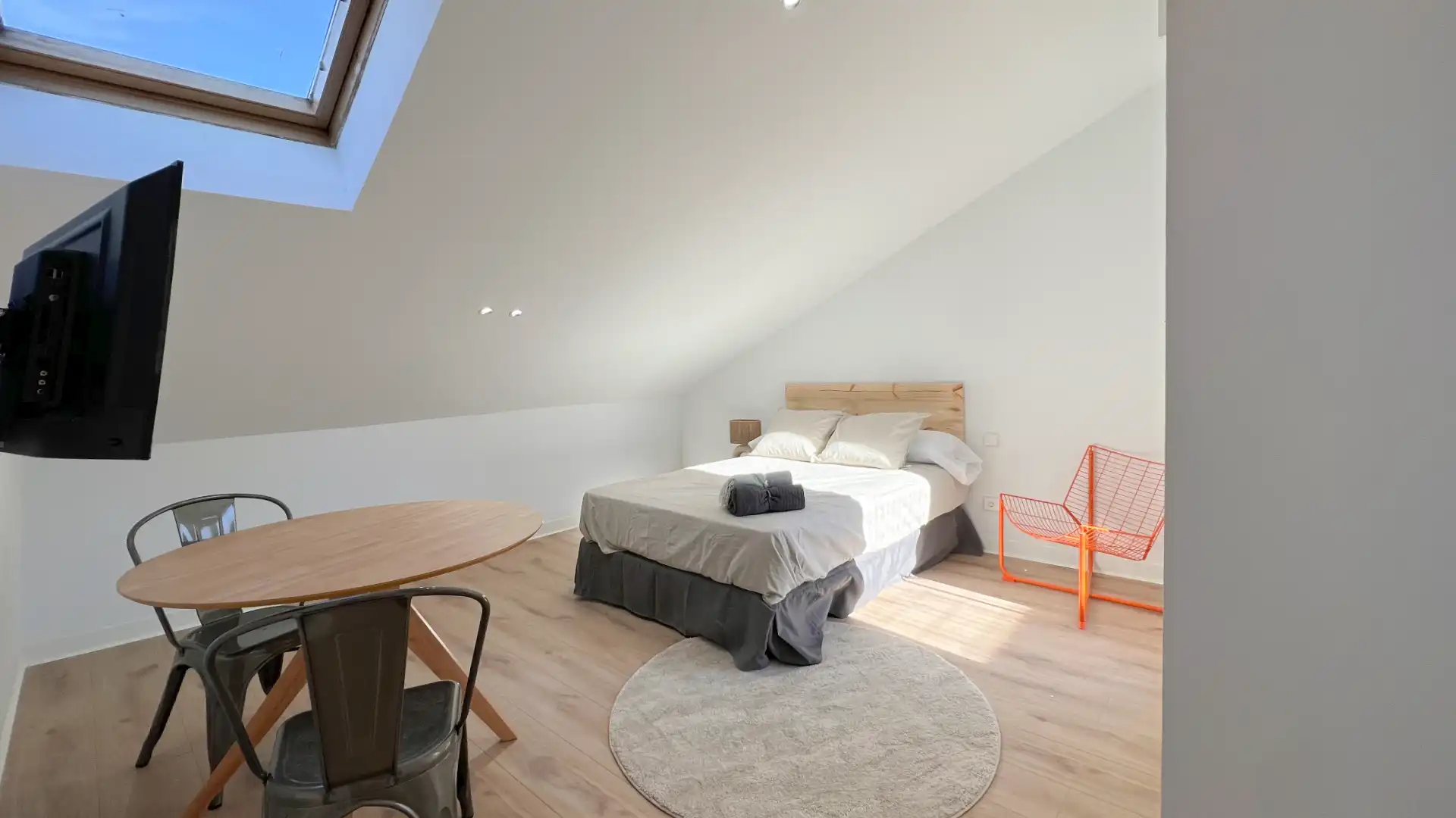 Schlafzimmer von Haus oder Chalet zur untervermieten in Madrid mit Klimaanlage, Heizung und Privatgarten