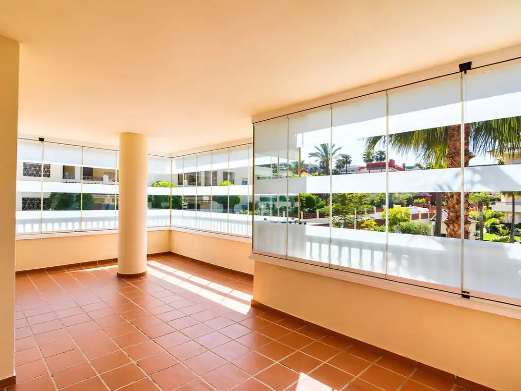 Terrasse von Wohnung zum Verkauf in Mijas mit Klimaanlage, Möbliert und Ofen