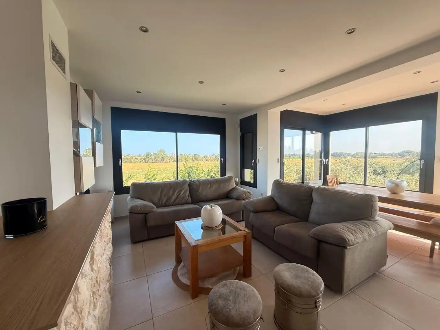 Sala d'estar de Casa o xalet en venda en Castelló d'Empúries amb Aire condicionat, Calefacció i Jardí privat