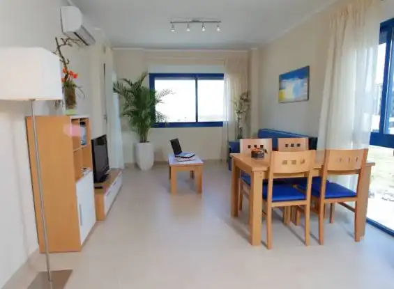 Sala d'estar de Apartament en venda en Alicante / Alacant amb Aire condicionat, Calefacció i Moblat