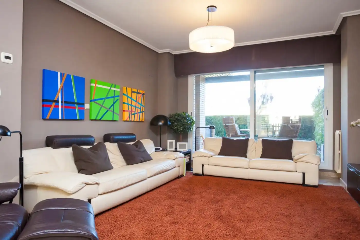 Living room of Detached homes for sale in Zaragoza  with Air Conditioner, Heating and Private garden