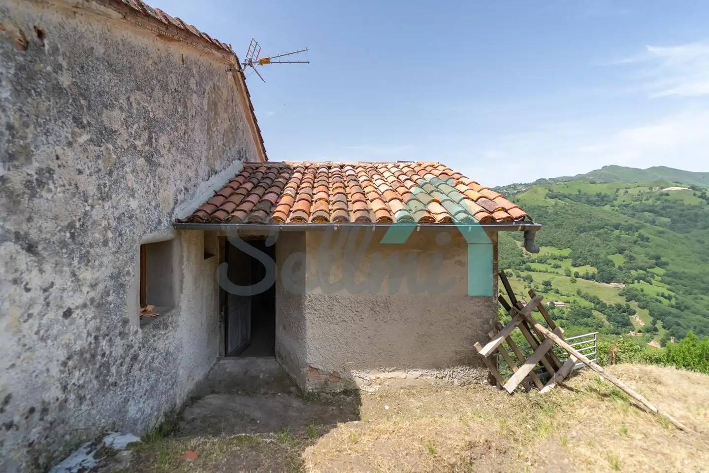 Vista exterior de Casa o chalet en venta en Laviana con Jardín privado, Parquet y Terraza