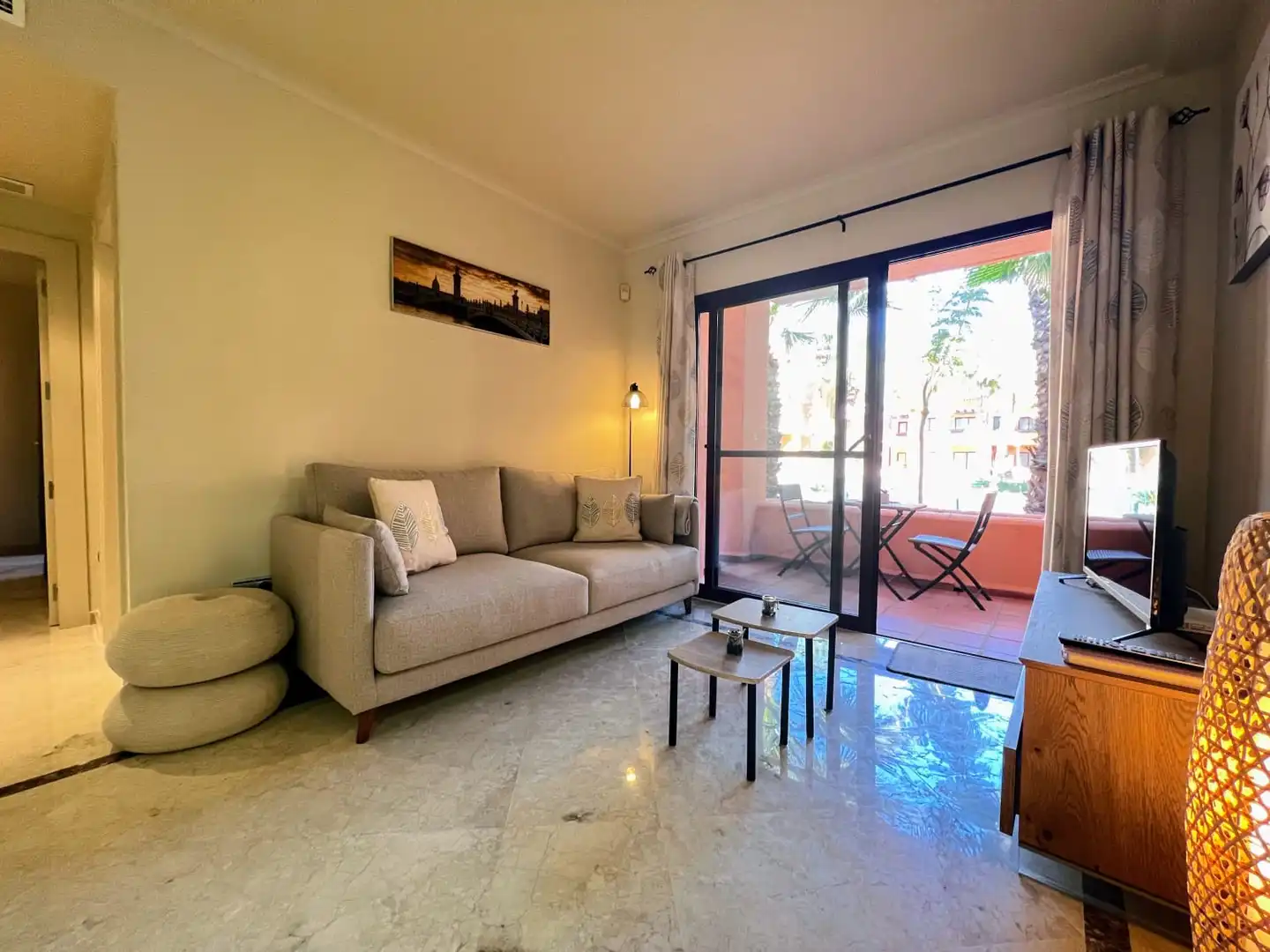 Sala de estar de Apartamento en venta en Los Narejos - Punta Calera