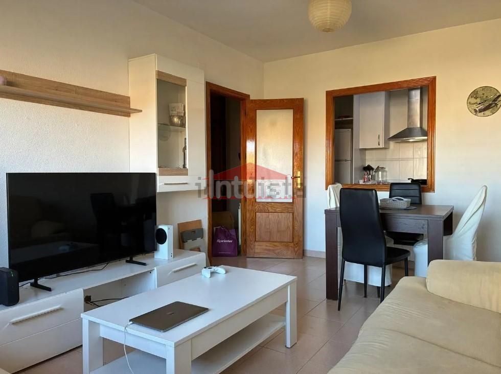 Sala d'estar de Pis de lloguer en  Albacete Capital amb Aire condicionat, Calefacció i Moblat