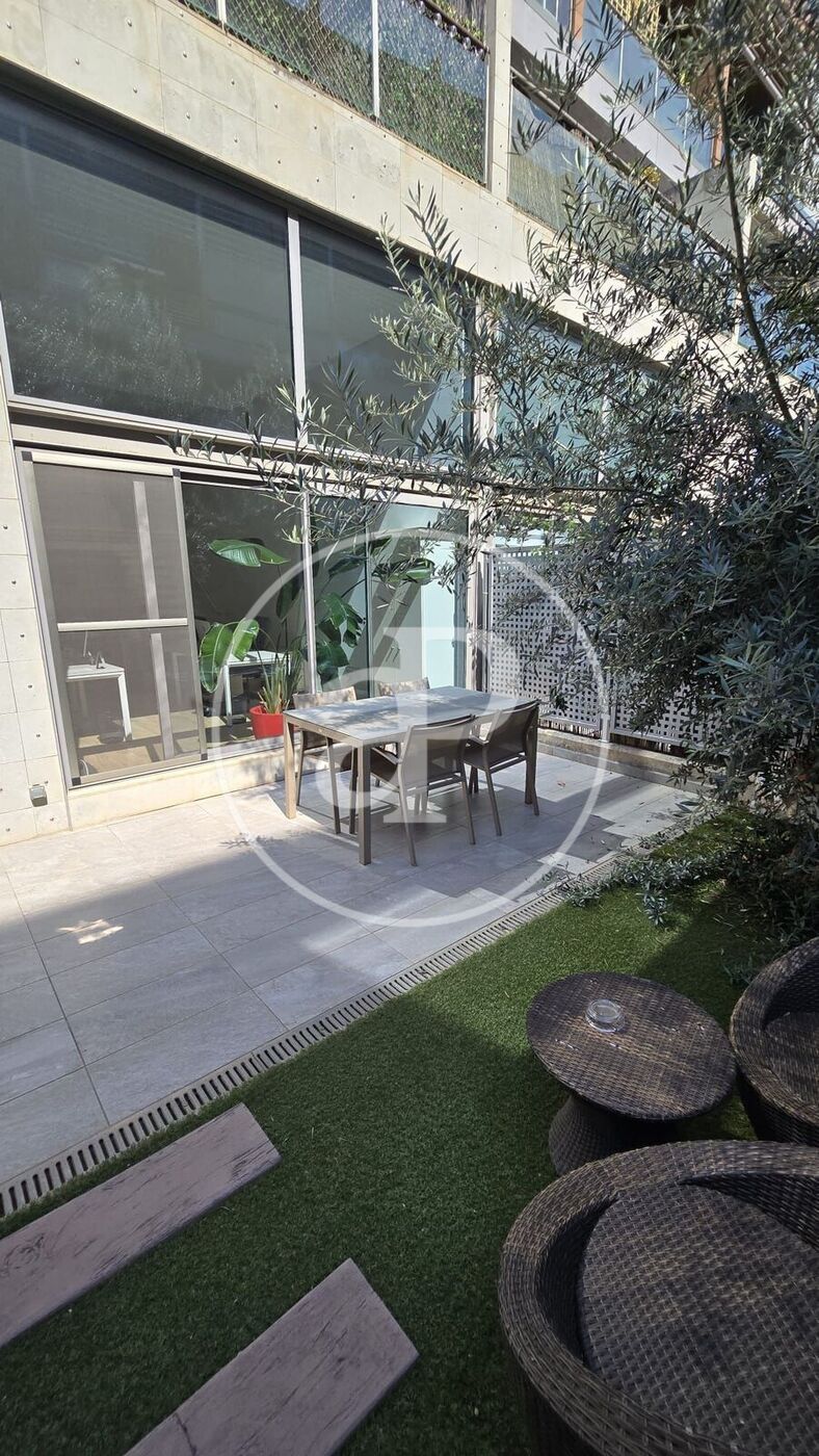Terrace of Flat for sale in  Valencia Capital  with Air Conditioner, Heating and Private garden