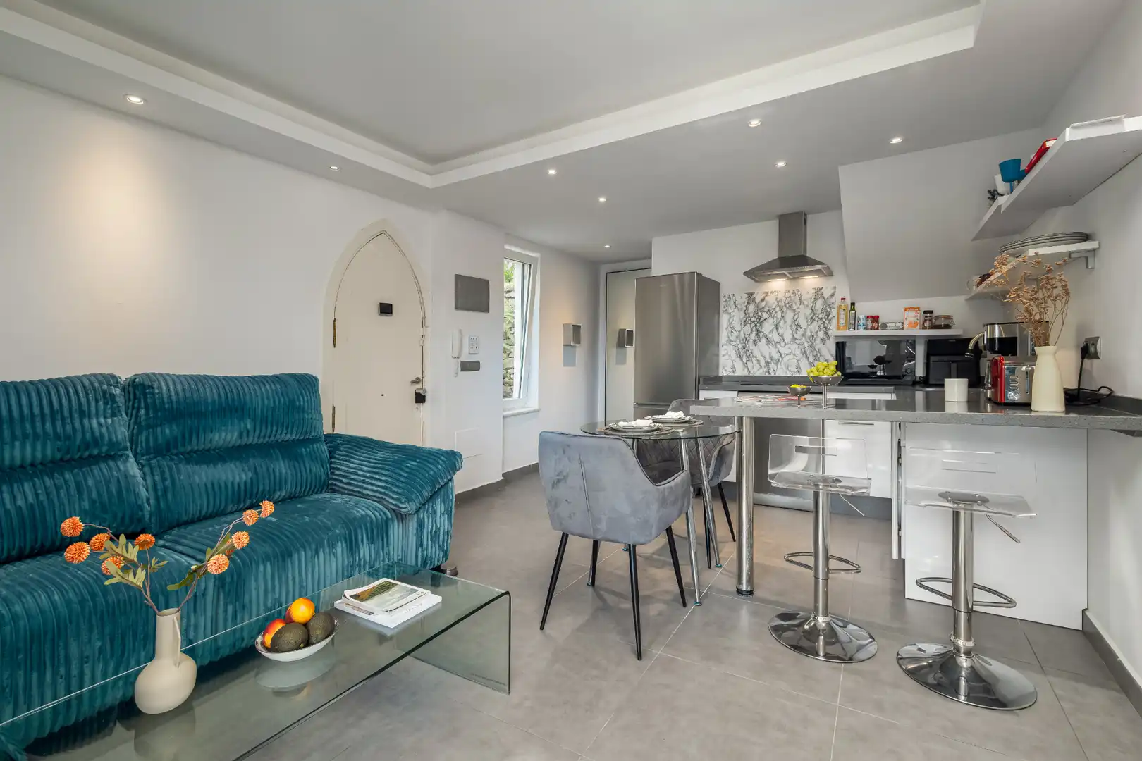 Sala d'estar de Dúplex de lloguer en Nueva Andalucía