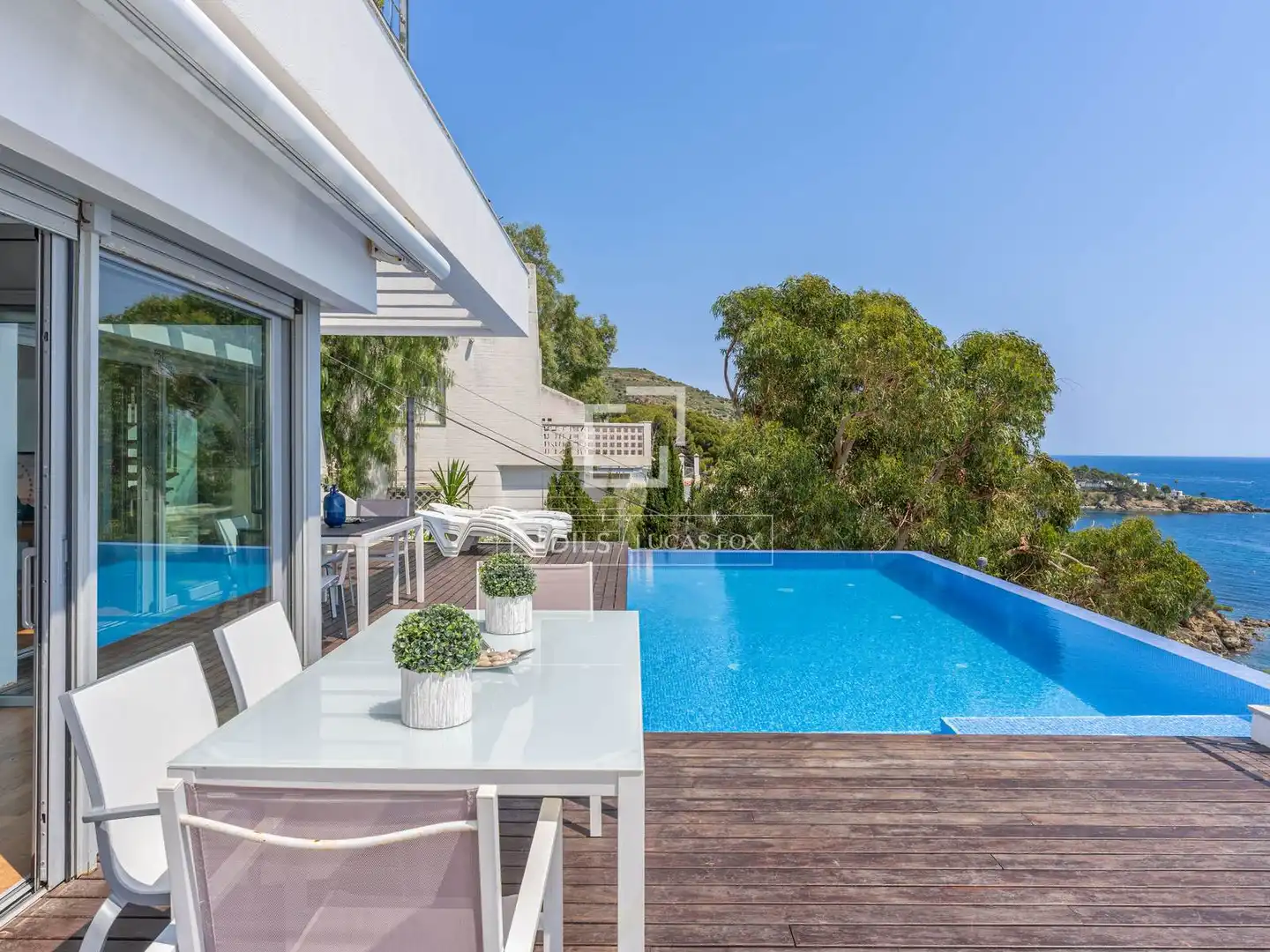 Terraza de Casa o chalet en venta en Roses con Aire acondicionado, Calefacción y Jardín privado