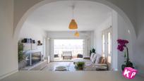 Living room of Flat for sale in Santa Pola  with Air Conditioner, Terrace and Furnished