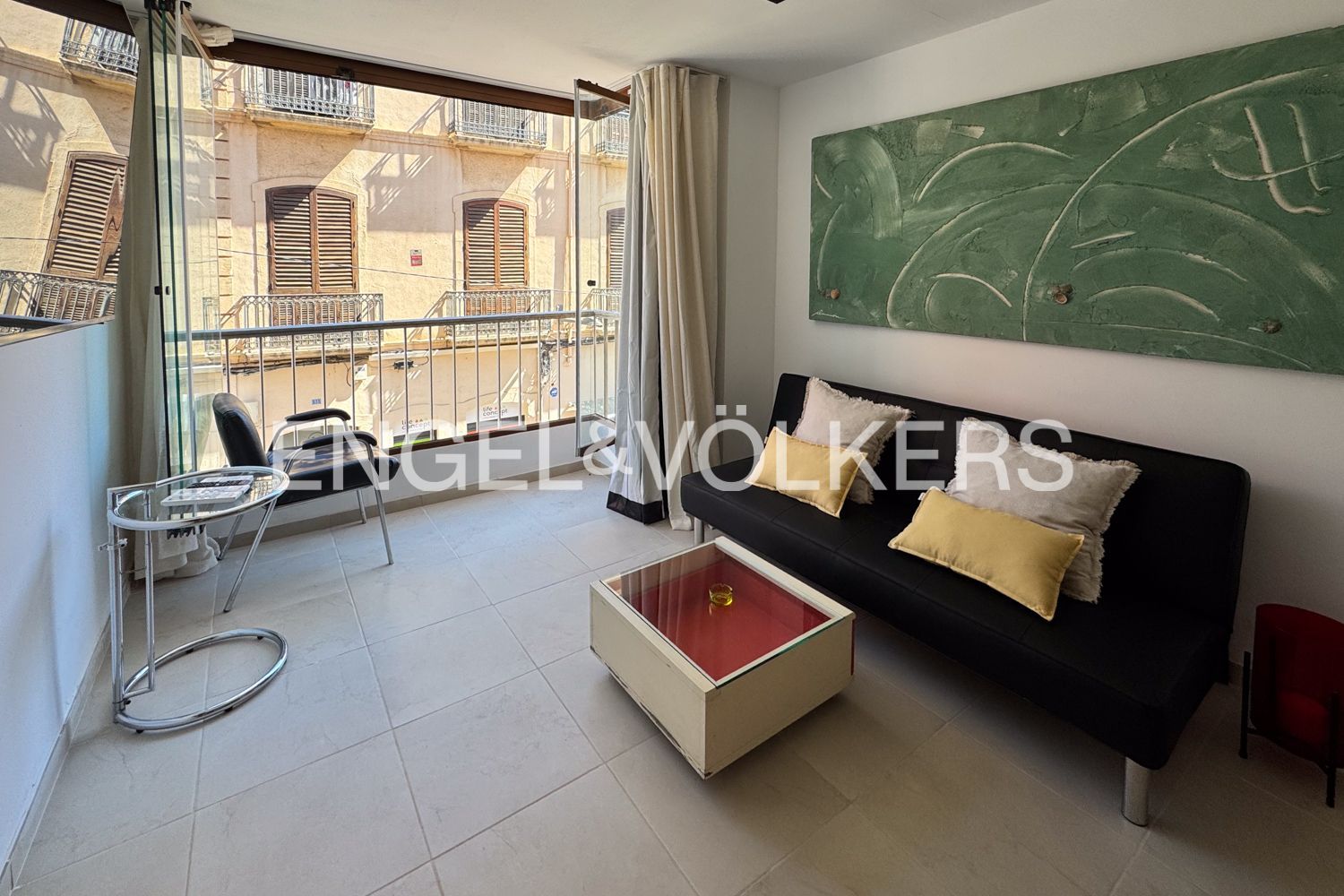 Balcony of Flat for rent in Dénia  with Air Conditioner, Heating and Furnished