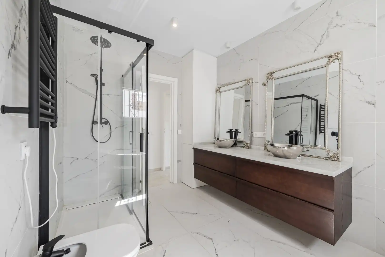 Bathroom of Houses for sale in Mijas  with Air Conditioner, Private garden and Terrace
