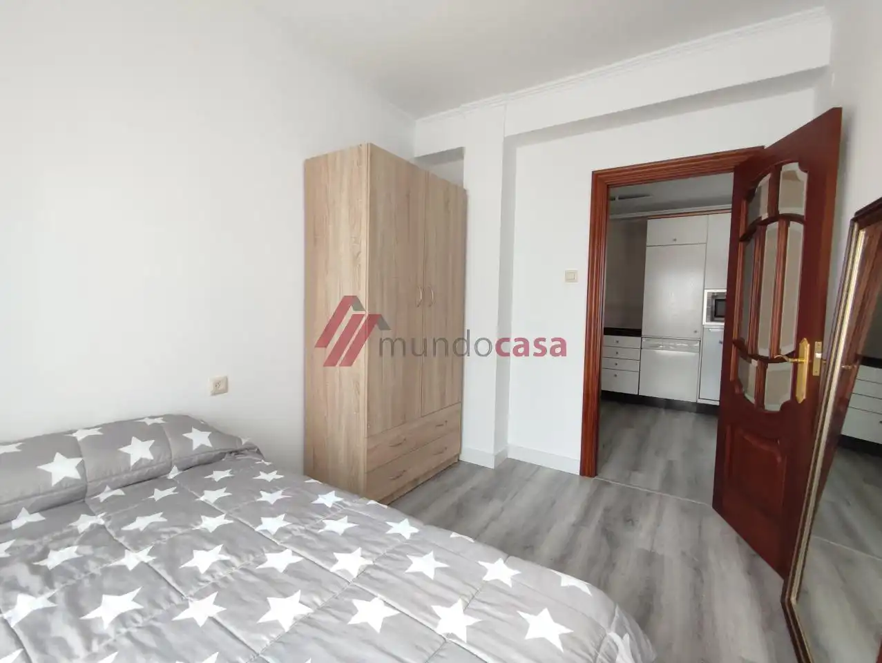Bedroom of Flat for rent in Ferrol  with Heating and Furnished