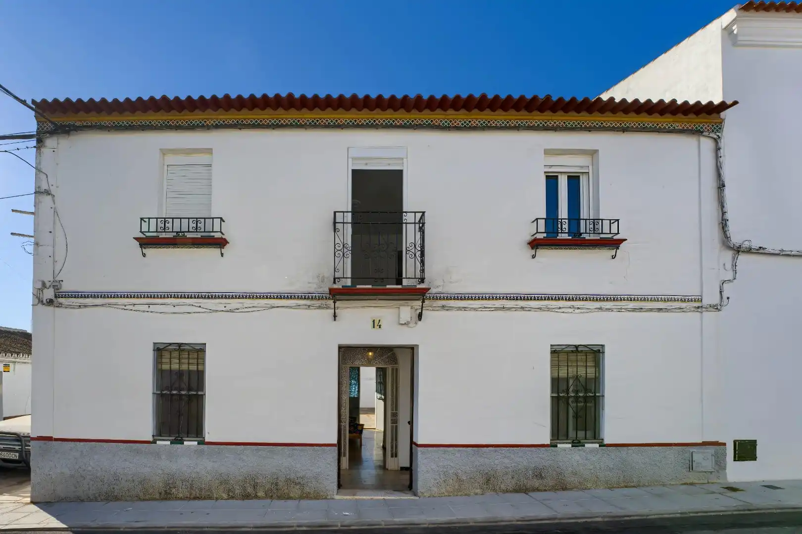 Vista exterior de Casa o xalet en venda en Aznalcázar amb Jardí privat