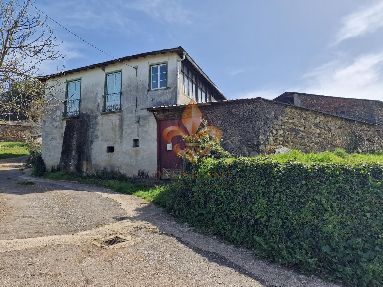 Vista exterior de Casa o xalet en venda en A Pobra do Brollón  amb Calefacció, Jardí privat i Terrassa
