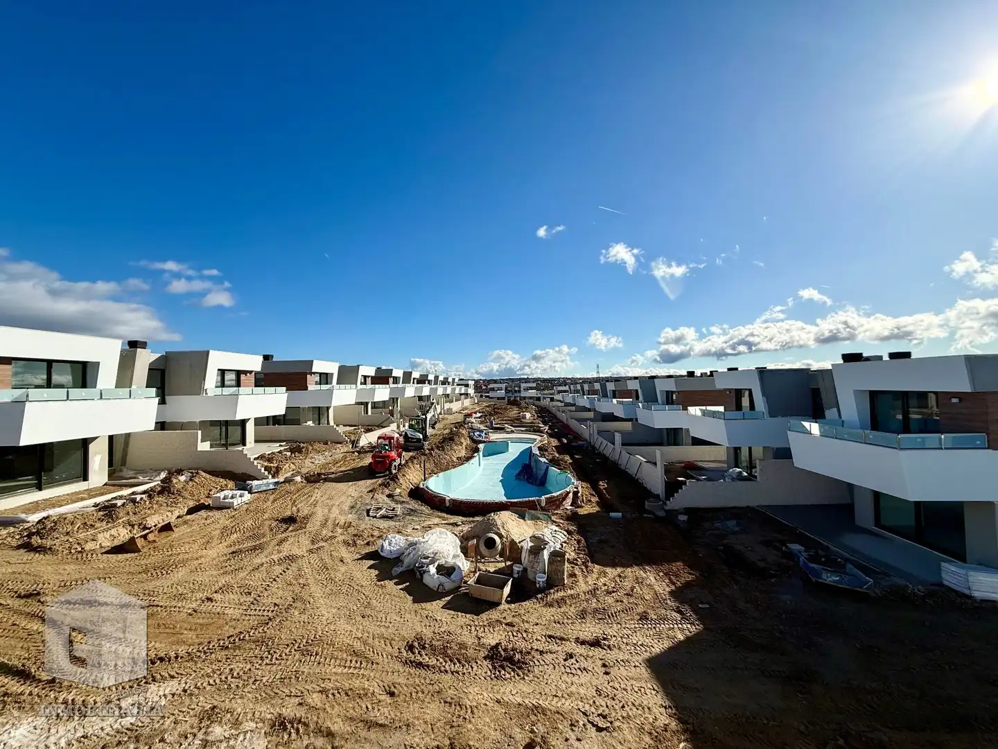 Vista exterior de Casa adosada en venta en Villaviciosa de Odón con Calefacción, Jardín privado y Terraza