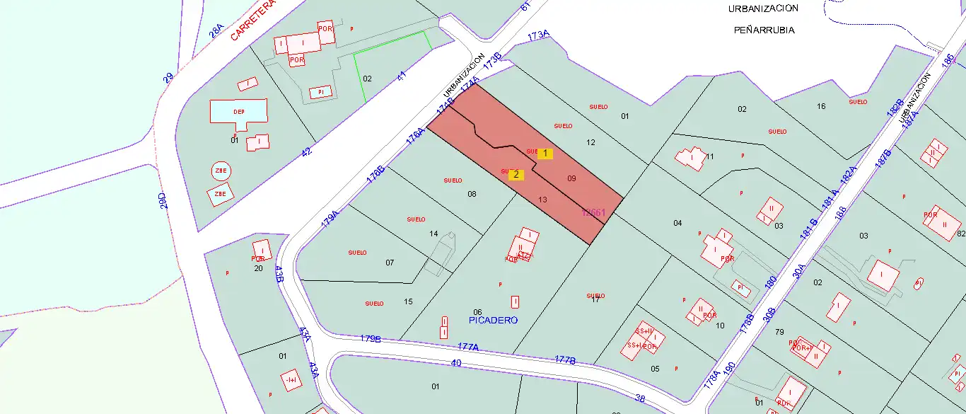 Terrain résidentiel à vendre à Calle Urbanización Peñarrubia 173B