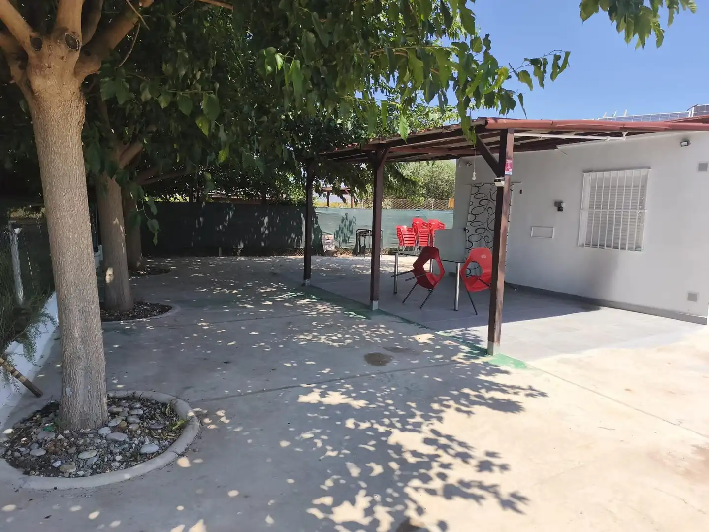 Terraza de Finca rústica en venta en Foios con Aire acondicionado, Calefacción y Jardín privado