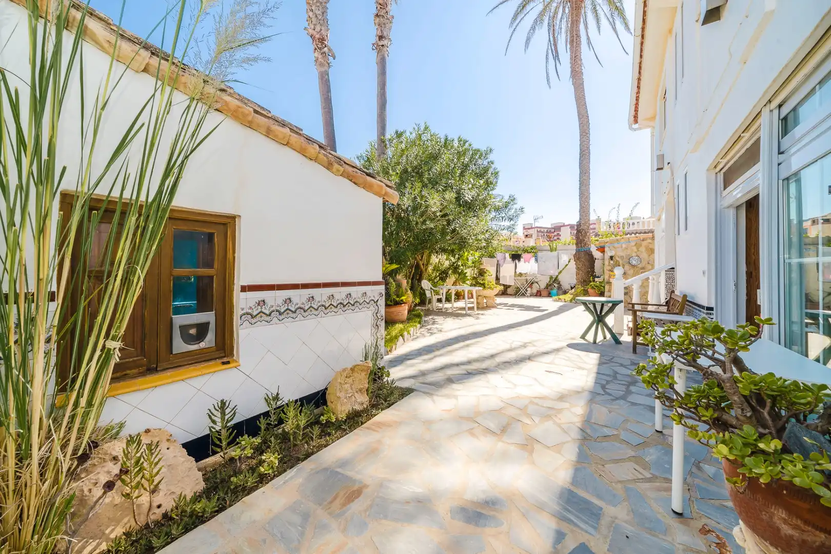 Garden of Houses for sale in La Manga del Mar Menor  with Air Conditioner and Terrace