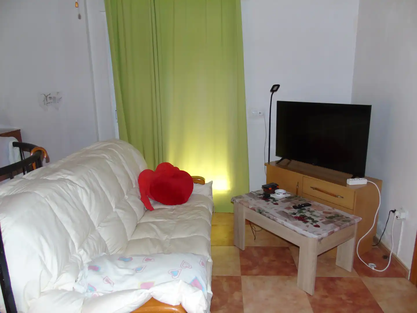 Wohnzimmer von Dachboden zum Verkauf in Lorquí mit Klimaanlage, Terrasse und Ofen