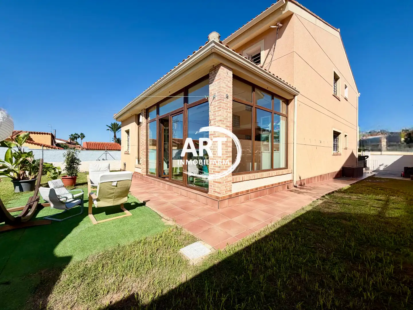 Jardín de Casa o chalet en venta en L'Eliana con Calefacción, Jardín privado y Terraza