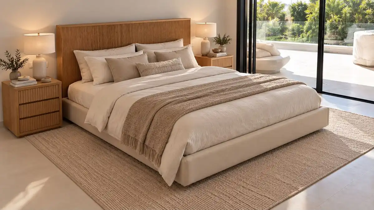 Schlafzimmer von Haus zum Verkauf in Benalmádena mit Privatgarten, Terrasse und Schwimmbad