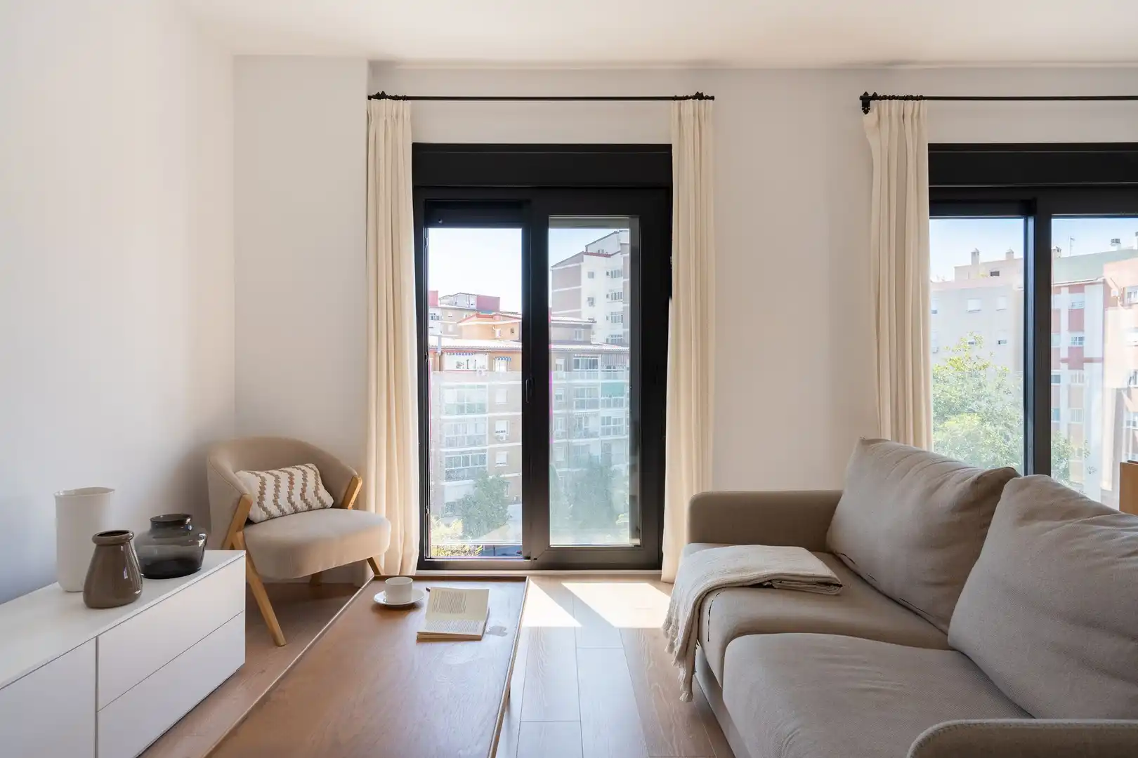 Wohnzimmer von Wohnungen zum Verkauf in Málaga mit Terrasse und Balkon