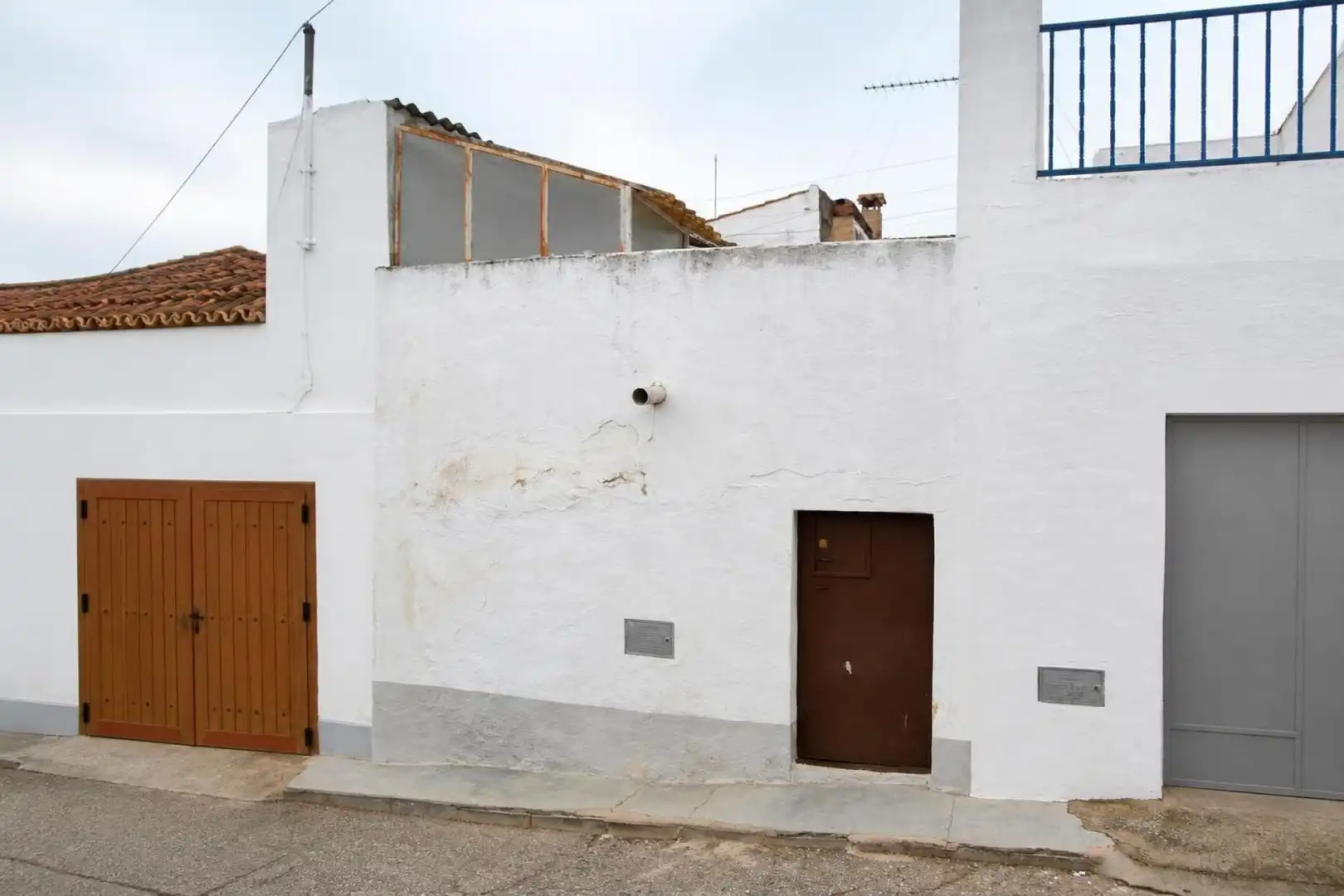 Vista exterior de Casa adosada en venta en Táliga, Badajoz