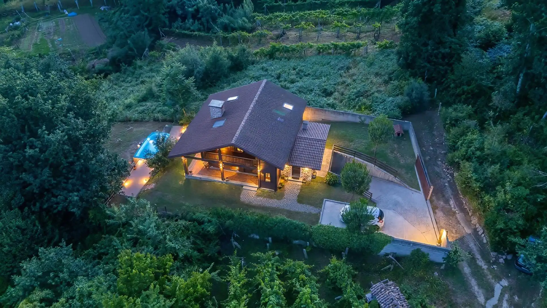 Jardín de Casa o chalet en venta en Salceda de Caselas con Calefacción, Jardín privado y Terraza