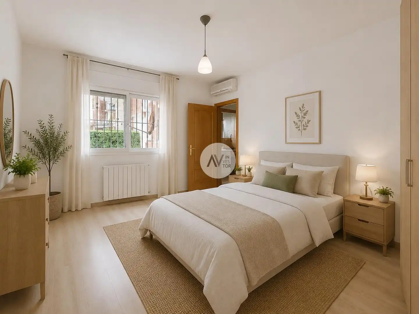 Bedroom of Ground floor for sale in Cornellà de Llobregat  with Air Conditioner, Heating and Terrace