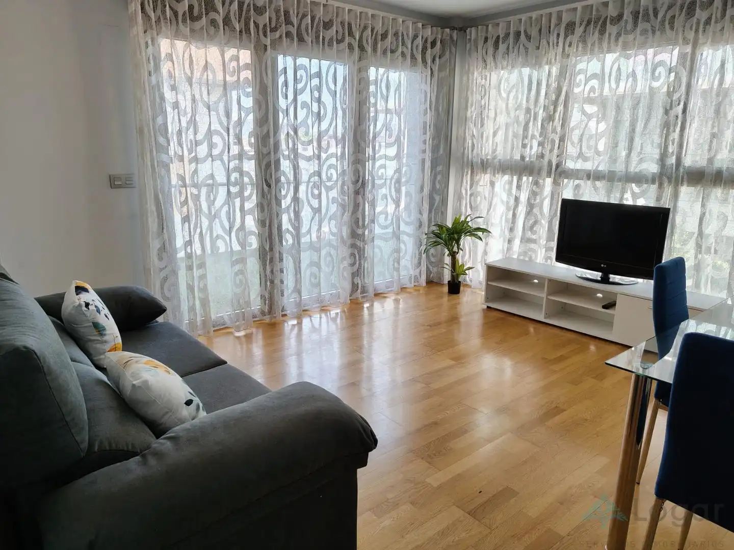 Living room of Flat for rent in Murcia  with Air Conditioner, Heating and Terrace