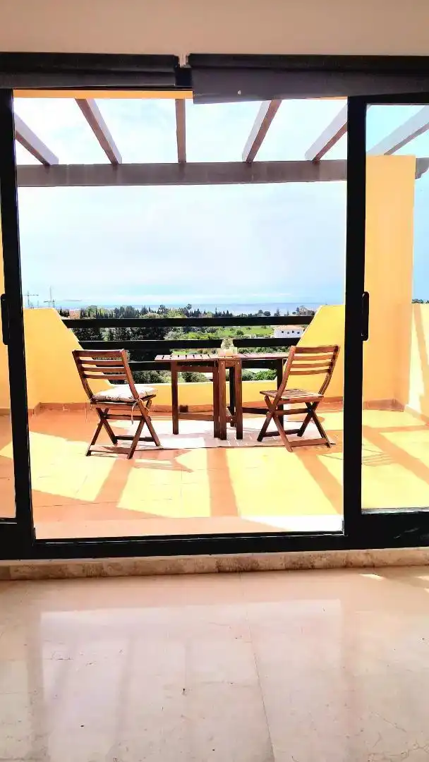 Terraza de Dúplex en venta en Estepona con Piscina