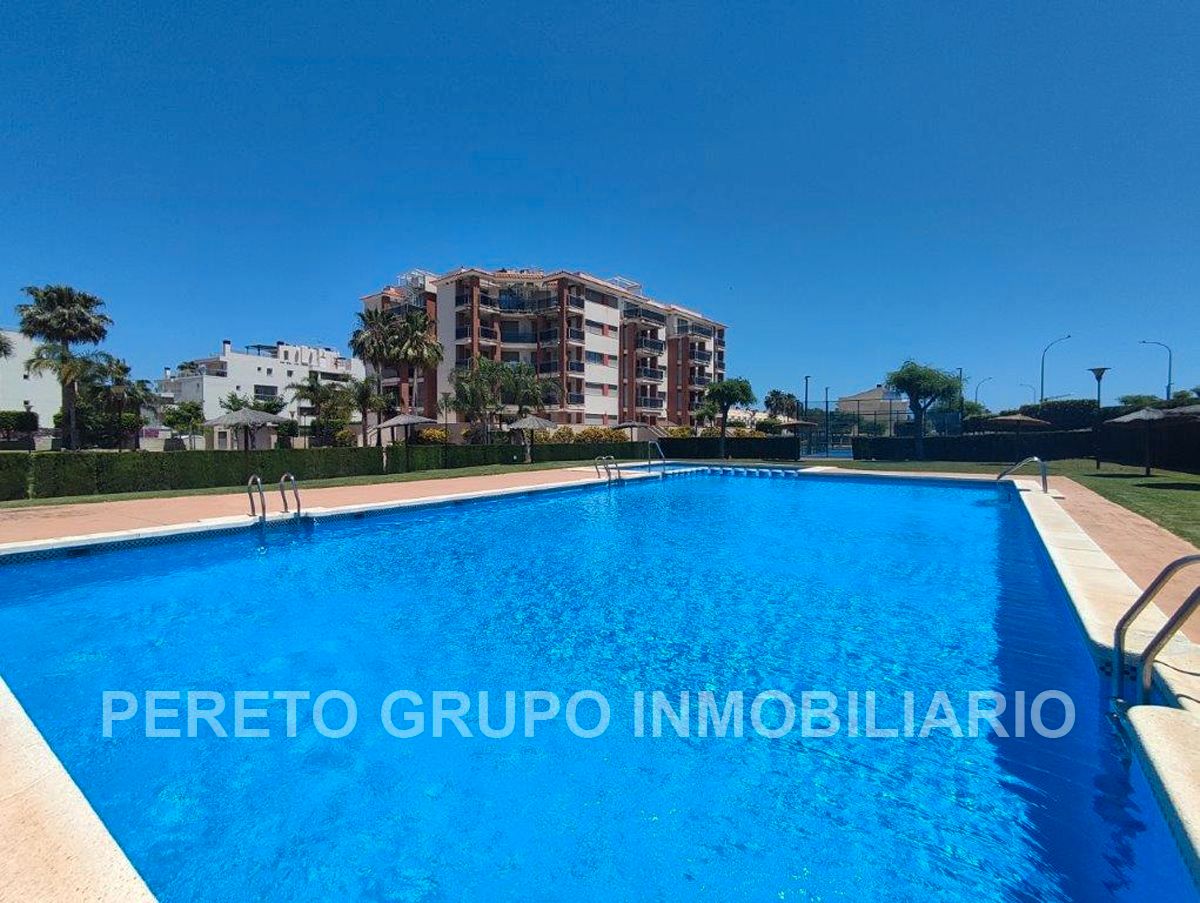 Swimming pool of Apartment for sale in El Verger  with Air Conditioner, Heating and Private garden