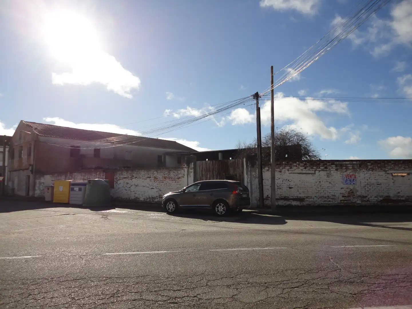 Vista exterior de Finca rústica en venda en Alcazarén amb Traster