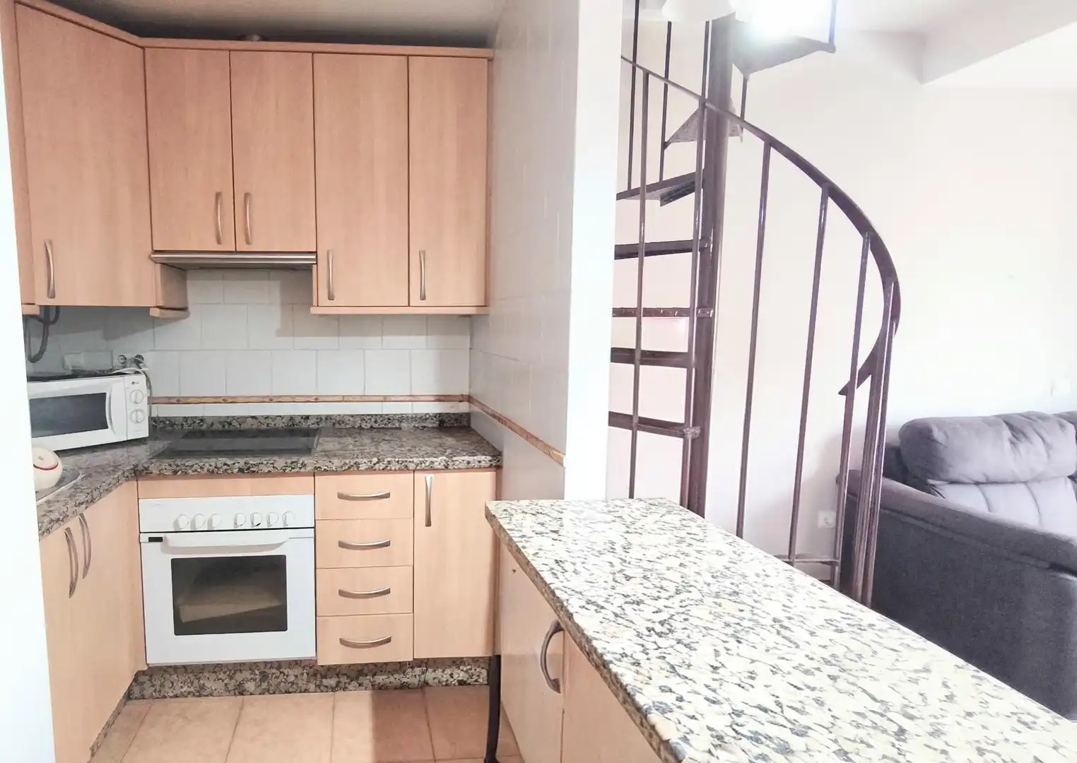 Cocina de Piso en venta en Málaga con Terraza