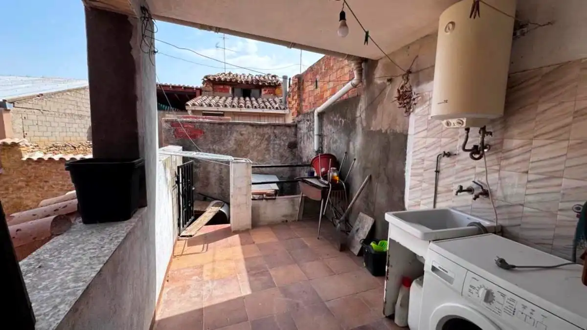 Terrassa de Casa adosada en venda en Valjunquera amb Terrassa