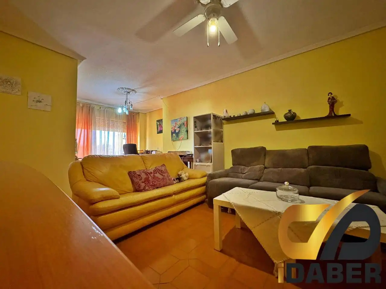 Sala de estar de Piso en venta en Herencia con Aire acondicionado, Calefacción y Terraza