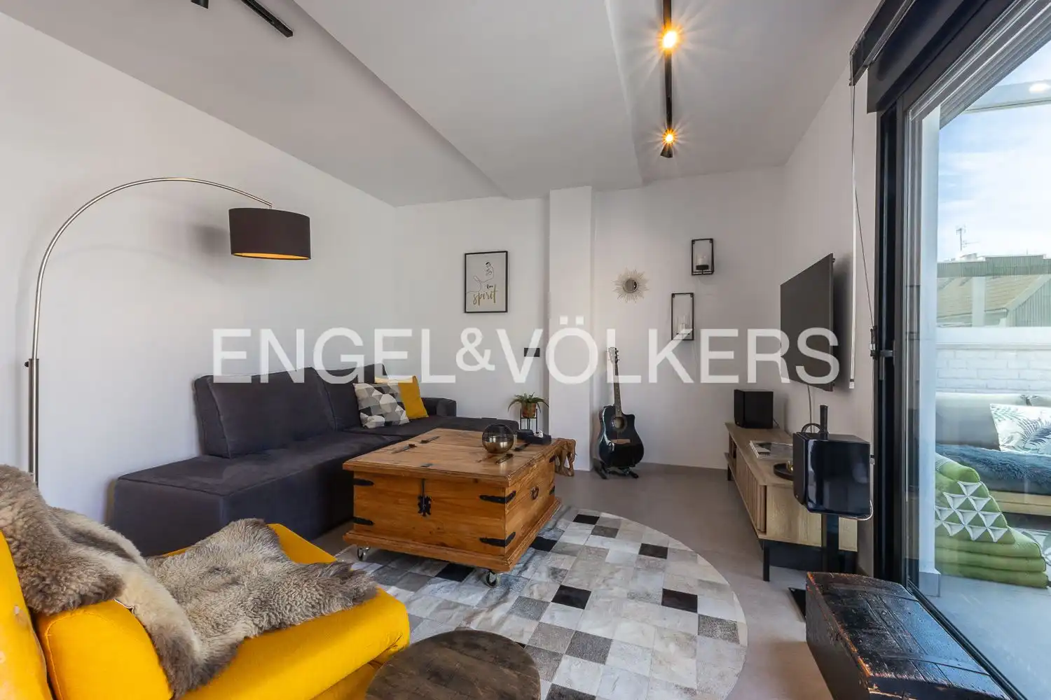 Sala de estar de Dúplex en venta en Dénia con Calefacción