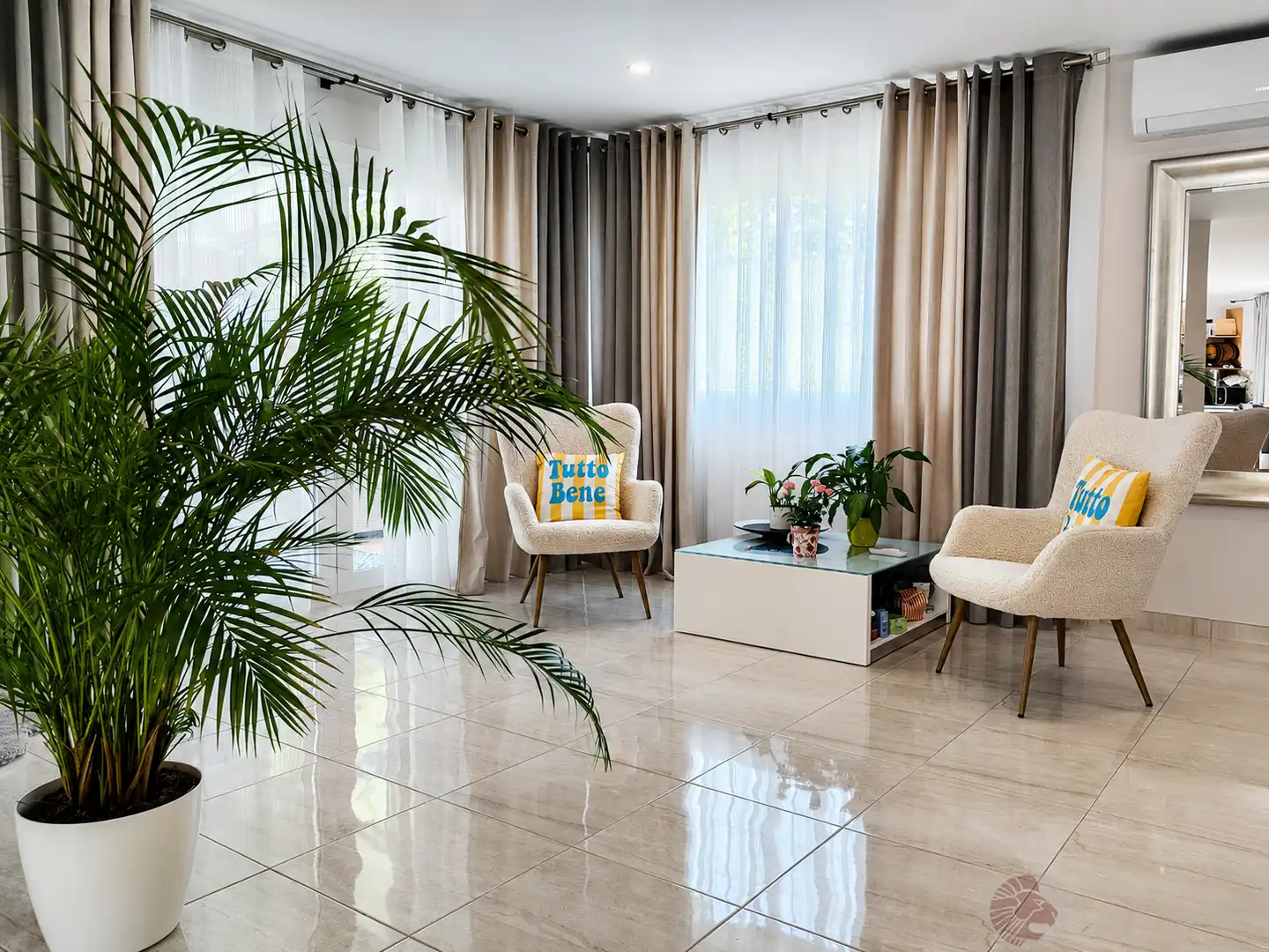Sala de estar de Casa o chalet en venta en Mutxamel con Aire acondicionado, Calefacción y Terraza
