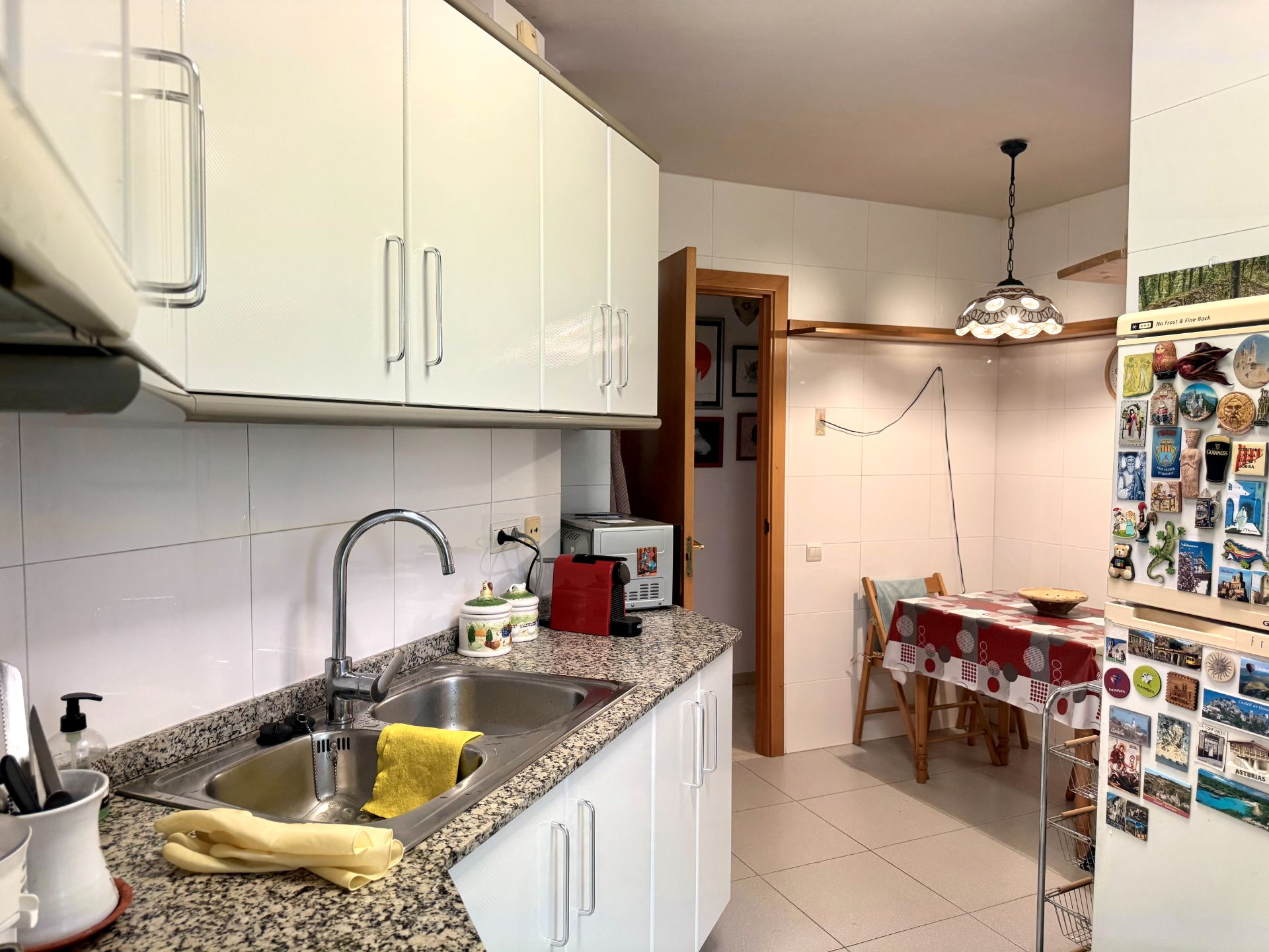 Kitchen of Flat for sale in Mataró  with Heating, Terrace and Oven