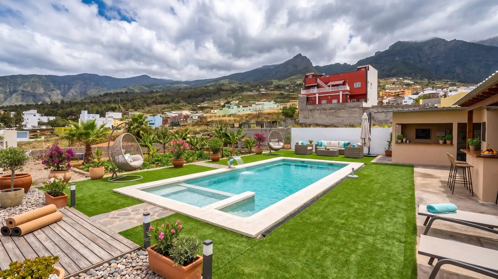 Piscina de Casa adosada en venta en Arafo con Jardín privado, Terraza y Trastero