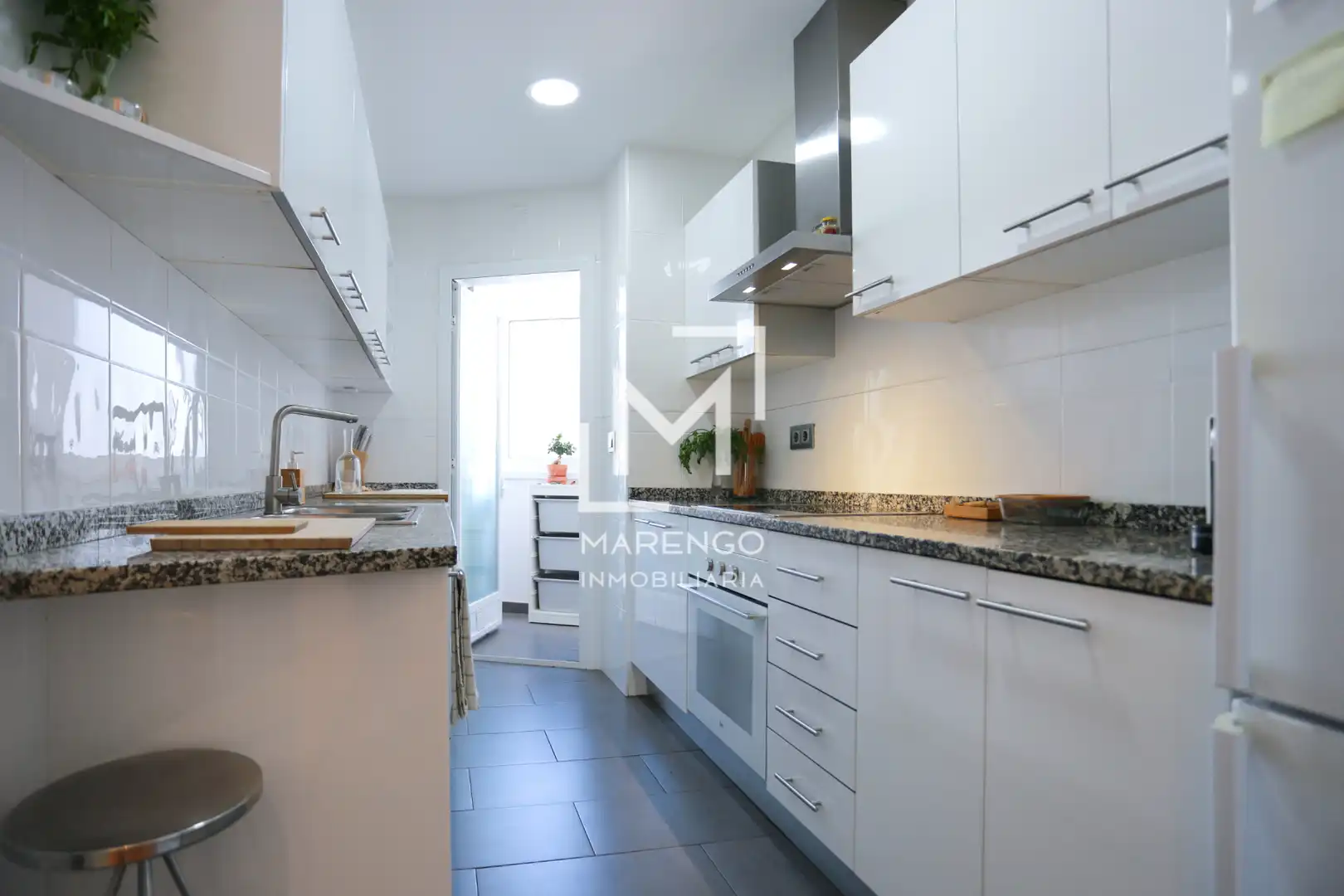 Küche von Wohnung zur Miete in Sitges mit Klimaanlage, Heizung und Parkett