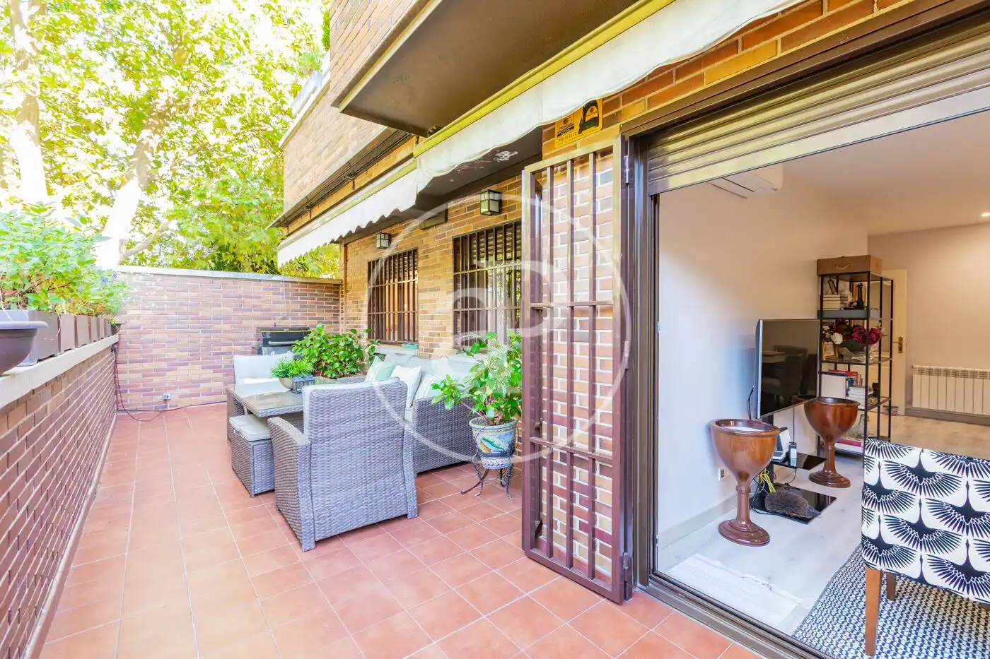 Terraza de Piso en venta en Madrid con Aire acondicionado, Calefacción y Jardín privado